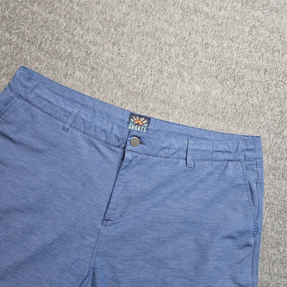 Faherty All Day Shorts Mens 38 Blue Hybrid Stretch Boardshorts MSC0012